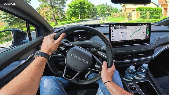 Video: NEW 2025 Skoda Elroq RS (340 HP) - POV Test Drive