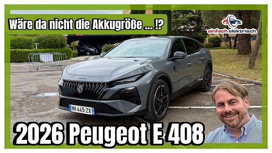 Video: Peugeot E 408 Test was taugt das Facelift wirklich ⁉️