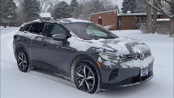 Video: Snow Day With A Volkswagen ID.4 AWD! Here&#39;s How It Handles Cold Weather With No Modifications