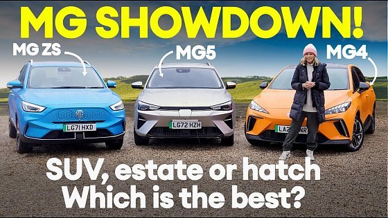 Video: MG GROUP TEST: MG4 vs MG5 vs MG ZS - which is right for YOU? | Electrifying