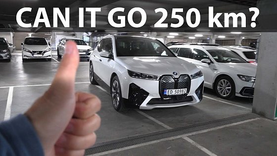 Video: BMW iX xDrive40 shopping trip to Svinesund