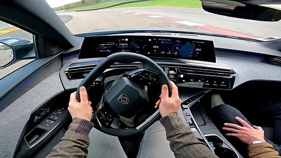 Video: NEW Peugeot E-3008 GT ELECTRIC 210 | POV Driving on the Track