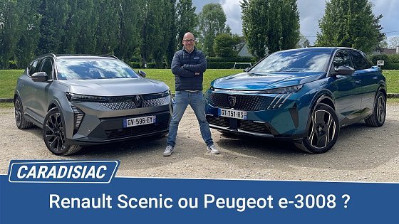 Video: Renault Scénic e-Tech électrique (2024) VS Peugeot e-3008 : quel SUV électrique français acheter ?