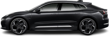 Side view photo of Zeekr 001 Long Range RWD (2023-…) on transparent background
