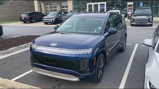 Video: 2026 IONIQ 9 SEL AWD in COSMIC BLUE with Two tone interior. $66k MSRP Great new Color??