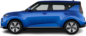 Side view photo of Kia Soul EV Standard Range (2020-…) on transparent background