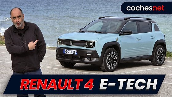 Video: Renault 4 E-Tech 2025 100% eléctrico | Primera prueba / Test / Review en español | coches.net