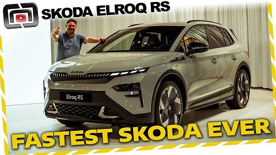 Video: Škoda Elroq RS First Look: Live Walkaround & Seat Test in the 340 HP Electric SUV!