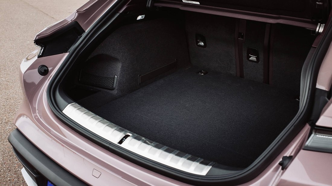 Porsche Taycan 4S Sport Turismo (2024-…) trunk, boot, seats up, seats upright, cargo space, cargo volume, cargo capacity, storage