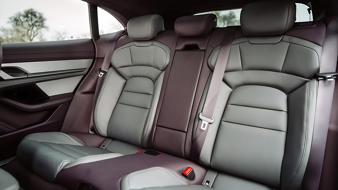 Porsche Taycan Turbo S Sport Turismo (2024-…) rear seats, back seats, passenger seats, legroom, headroom, interior