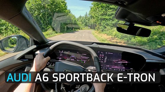 Video: 2025 AUDI A6 SPORTBACK S-LINE E-TRON PERFORMANCE 367 HP POV TEST DRIVE