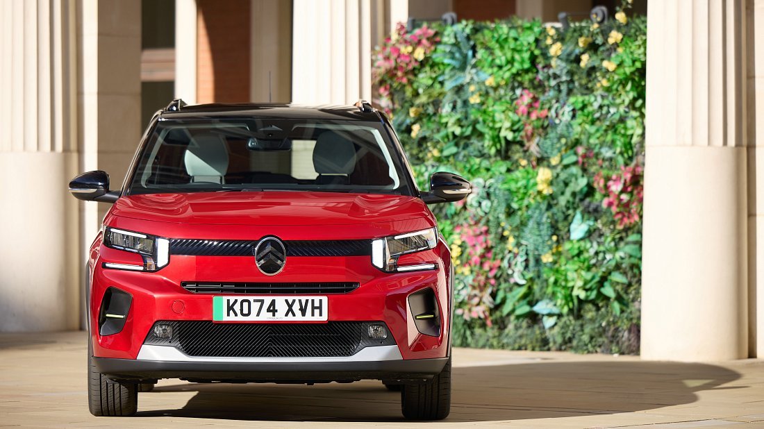Citroën e-C3 Comfort Range (2024-…) front fascia photo, grille, headlights, bumper, exterior
