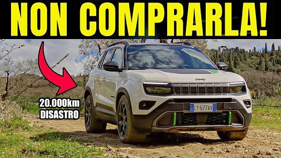 Video: Jeep Avenger 1.2 benzina | perchè i giornalisti non dicono la verità ? 20.000km che disastro PSA !!