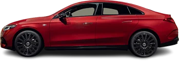 Side view photo of Mercedes CLA 250+ (2025-...) on transparent background