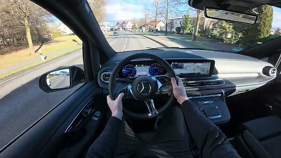 Video: Driving Mercedes EQV Facelift 2025 - No Comment!