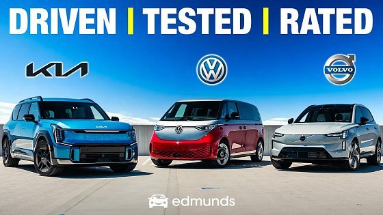 Video: Which 3-Row EV Is Best? Volvo EX90 vs. Kia EV9 vs. Volkswagen ID. Buzz