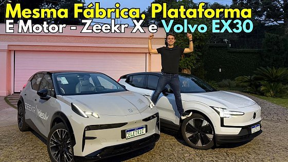 Video: Zeekr X CONTRA Volvo EX30: mesma Fábrica, Plataforma e Motor - e aí?