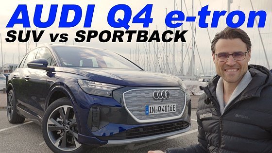 Video: Audi Q4 e-tron SUV vs Sportback driving REVIEW - now the best EV SUV ? ⚡