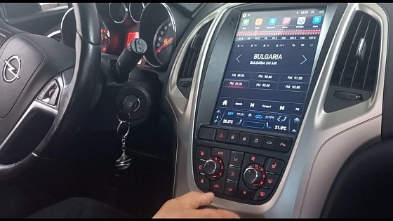 Video: Installation Android Auto Radio Tesla Style on Opel Astra J 2009 - 2015