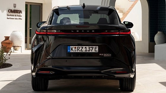 Video: 2025 Lexus RZ 500e Luxury Graphite Black - Driving, Exterior and Interior