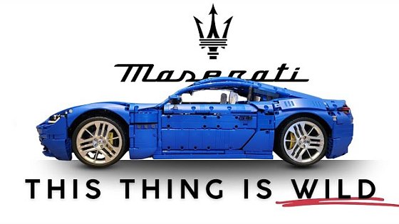 Video: Is This The BEST Set Of The Year??? || Reobrix Maserati GranTurismo Review (Set 11010)