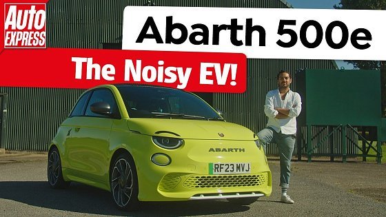Video: Abarth 500e review – the noisy EV