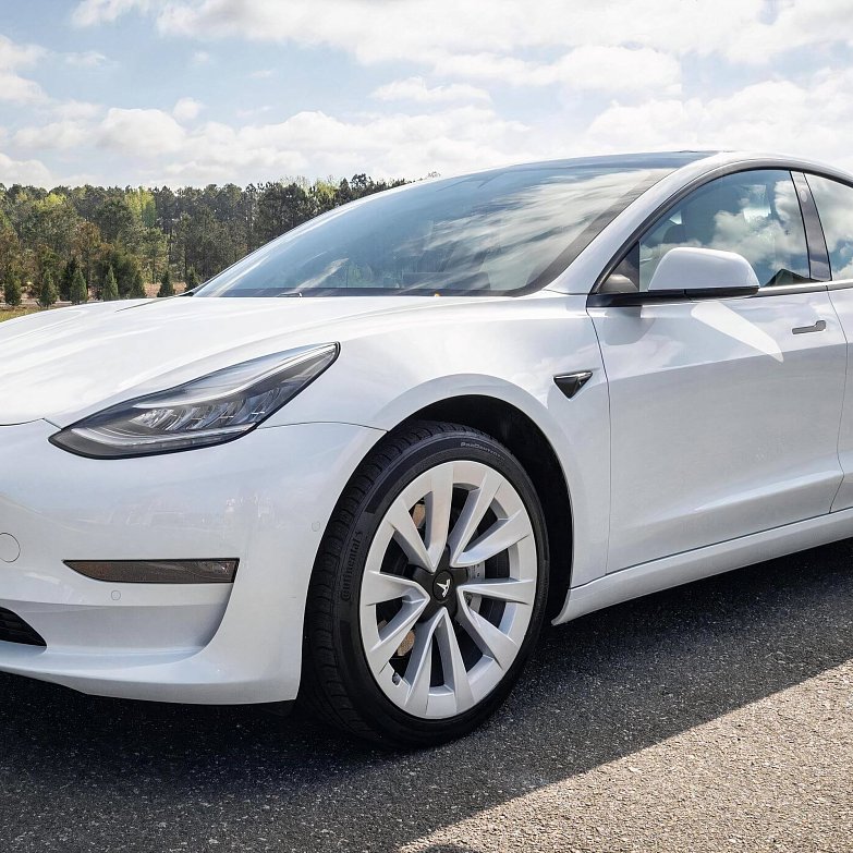 Tesla Model 3 Long Range RWD 2019 - EV Range Map USA | Green Cars Compare