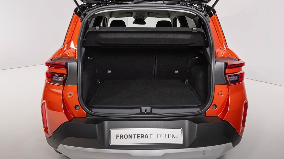 Opel Frontera Electric 44 kWh (2024-…) trunk, boot, seats up, seats upright, cargo space, cargo volume, cargo capacity, storage