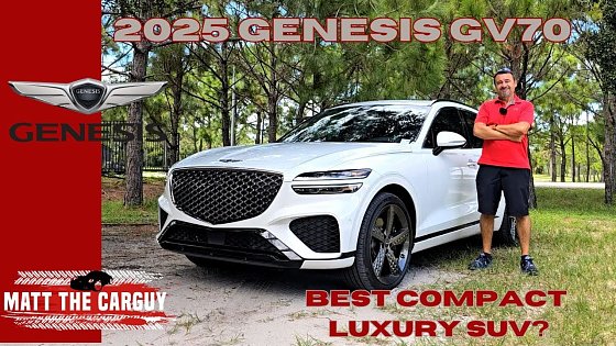 Video: Is the 2025 Genesis GV70 Sport Prestige AWD the best compact luxury SUV? Review and drive.