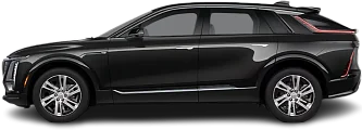 Side view photo of Cadillac Lyriq AWD (2022-…) on transparent background