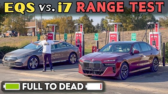Video: BMW i7 vs Mercedes EQS 70-MPH Highway Range Test! We Ran Them Until They Died