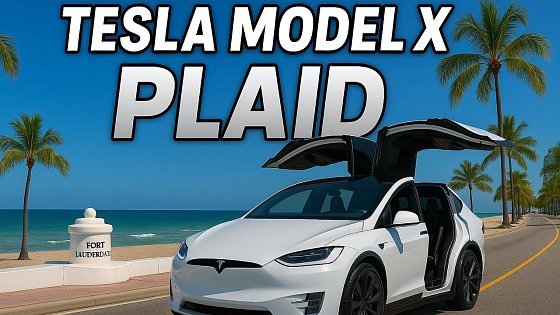 Video: Riding Through South Florida ? in a Tesla Model X Plaid!