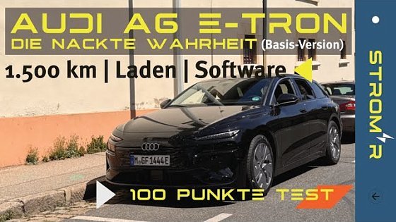Video: Audi A6 Avant e-tron - Reicht der kleine Akku? ? Wie gut ist die Basis? 1.500km-Test ⚡️