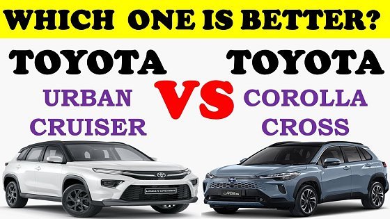 Video: Toyota URBAN CRUISER Vs Toyota COROLLA CROSS | Which one is better ?