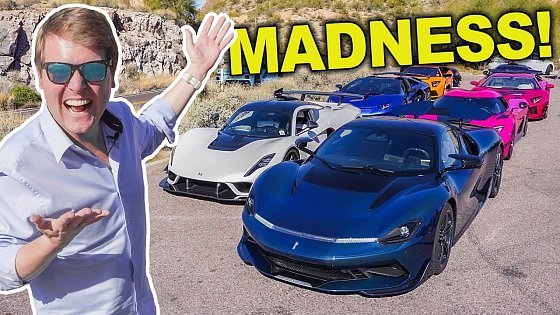 Video: My Friend Gave Me His PININFARINA BATTISTA for THIS Hypercar Convoy!