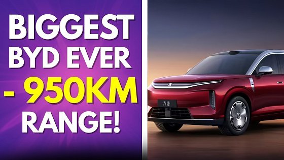 Video: BYD Great Tang Gets 950km EV Range, 1000kw Charging & 7 Seats!