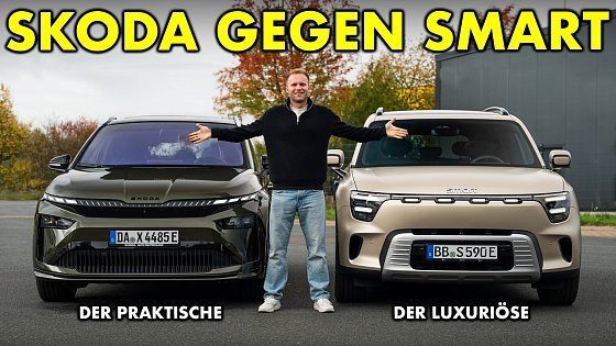 Video: Smart #5 gegen Skoda Enyaq | Wer baut das bessere E-SUV? | @maltedrivescars