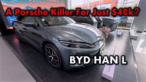 Video: BYD Han L 2025 Full Review: A Porsche Killer for Just $30K? 0-100 in 2.7s 4minute charge up to 400km