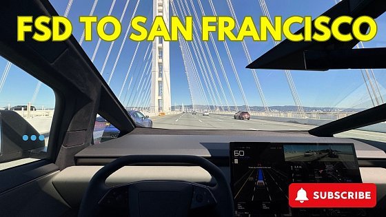 Video: East Bay To San Francisco - My Bay Area Tesla FSD Drive