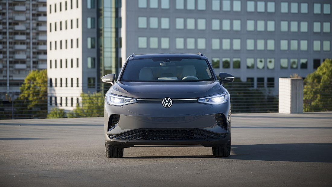 Volkswagen ID.4 Pro (2022-2024) front fascia, grille, headlights, bumper, exterior