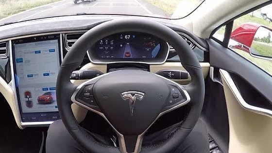 Video: Tesla Model S P90D Auto Pilot demonstration (POV)
