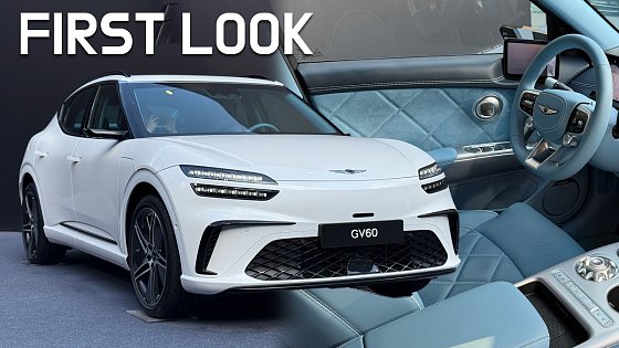 Video: 2026 Genesis GV60 Facelift First Look – Stunning Prussian Blue Interior & Full Walkaround!