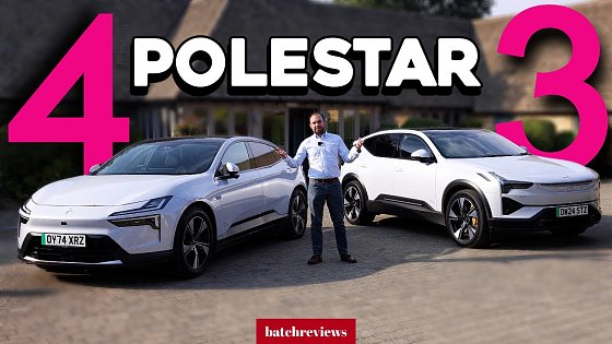 Video: Polestar 3 and Polestar 4 electric SUVs TESTED | batchreviews (James Batchelor)