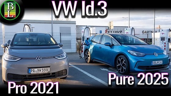 Video: NEW VW Id.3 Pure (52kWh) versus OLD Id.3 Pro (58 kWh)