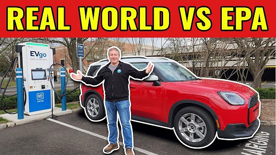 Video: Range Test: How Far Will The 2025 MINI Countryman SE All4 Go At Highway Speeds?