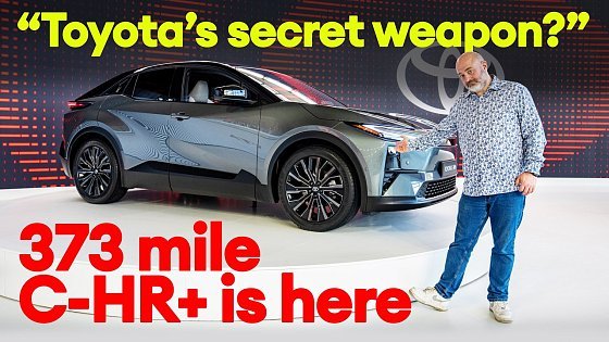 Video: FIRST LOOK: Toyota’s future EVs revealed. Will the 373 mile C-HR+ be a gamechanger?