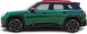 Side view photo of Mini Aceman JCW (2024-…) on transparent background