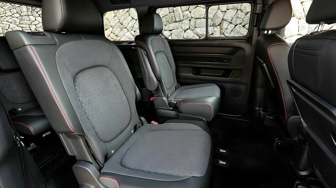 Volkswagen ID.Buzz GTX (2024-…) rear seats, back seats, passenger seats, legroom, headroom, interior