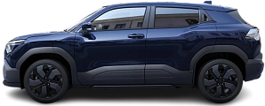 Side view photo of Suzuki e Vitara 49 kWh FWD (2025-…) on transparent background
