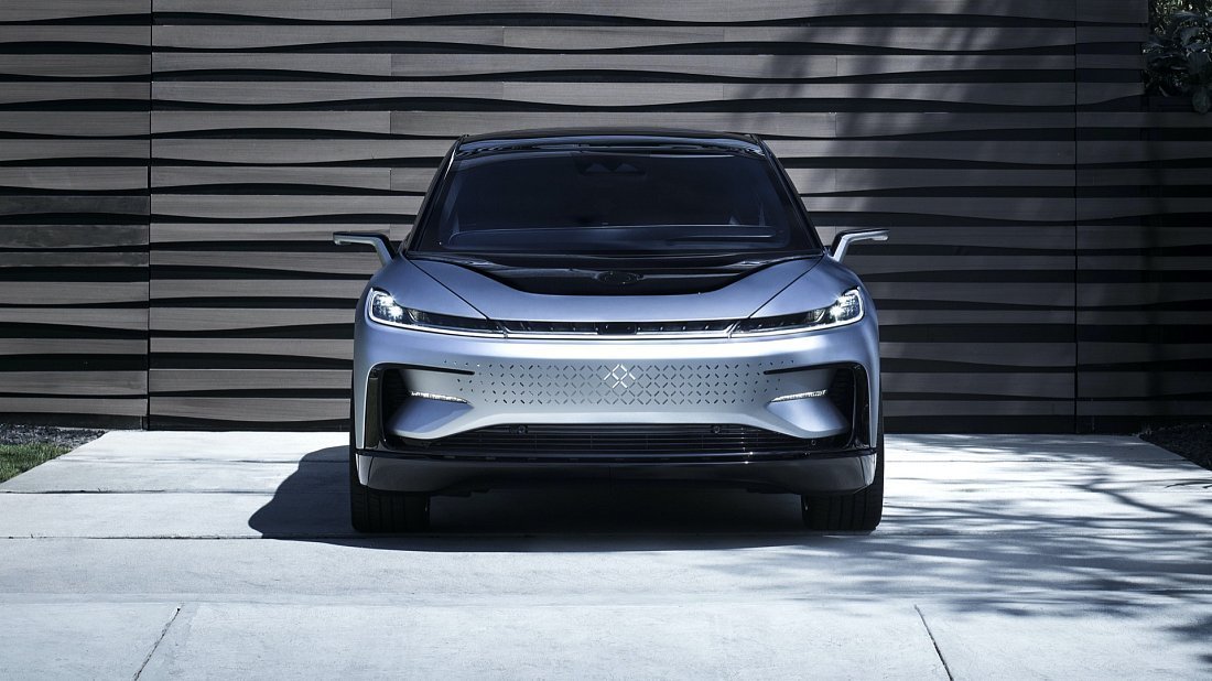 Faraday Future FF 91 2.0 Futurist Alliance (2023-…) front fascia, grille, headlights, bumper, exterior